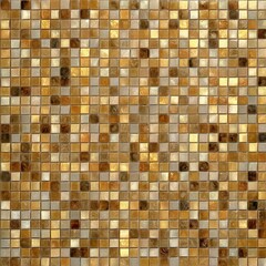Gold Bronze Metallic Mosaic Tile Pattern