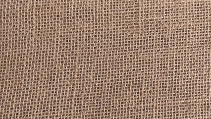 Jute pattern, rough burlap texture, canvas coarse cloth, brown woven rustic bagging. Natural hessian beige textile texture. Linen fabric backdrop. Threads background. Sackcloth surface, material.