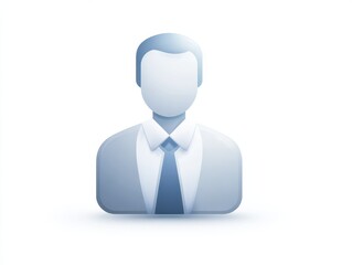 businessman 2d icon isolated on a transparent background ar 43
