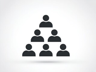 hierarchy 2d icon isolated on a transparent background ar 43