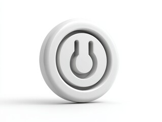 power icon isolated on a transparent background ar 43