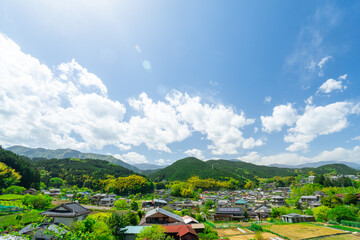 山梨県・身延町風景