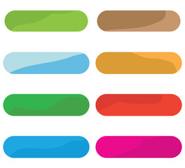 Obraz premium Click here web buttons with hand cursor. Set of action button click here with arrow pointer. Click button. Modern action button mouse click symbol. Computer.