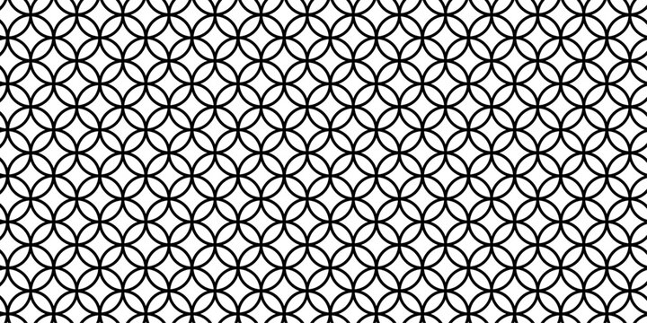 cicle geometric seamless pattern vector.