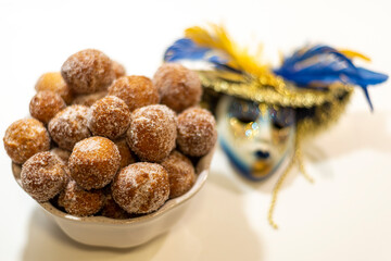 Castagnole italianas, Italian Carnival Castagnole, Italienische Karneval Castagnole, イタリアのカーニバル菓子カスタニョーレ, Castagnole du carnaval italien, Castagnole do carnaval italiano, 意大利狂欢节甜点Castagnole