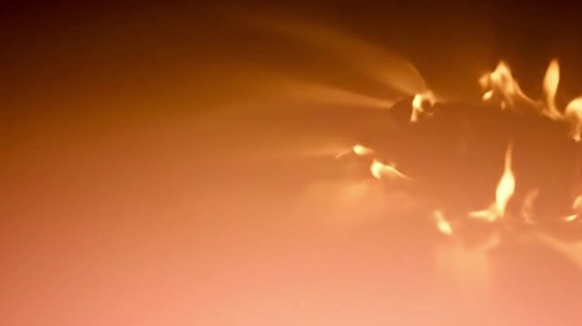 Ethereal Gradient Play Focus on the soft, shifting colors of the gradient as the firelight creates dynamic patterns on it, suggesting a mystical or dreamlike atmosphere.