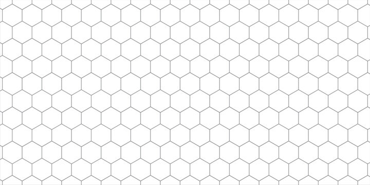 Honeycomb pattern with hexagon mesh. Texture bee comb grid. Flat vector illustration isolated on white background. vector ilustration