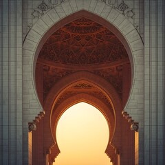 Majestic Moorish Arches: The Timeless Islamic Architecture of the Great Mosque-Cathedral of C&oacute;rdoba.