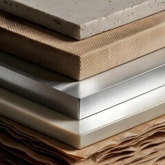 Modern Architectural Textures: A Blend of Premium Building Materials.