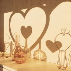 Sunlight & Soul: The Magic of Heart Shadows (Aesthetic aur emotional vibe ke liye)