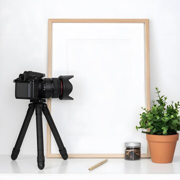 camera on tripod
