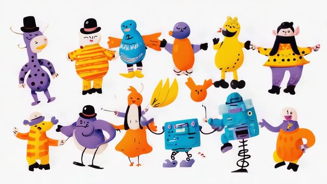 vector illustration of a group of people