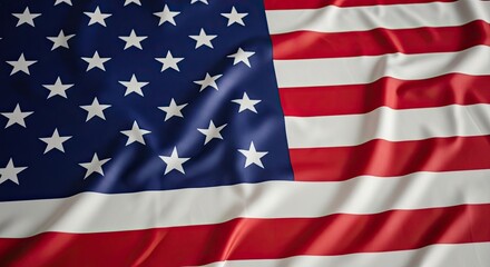 Fototapeta premium Memorial day tribute honoring fallen heroes under the american flag