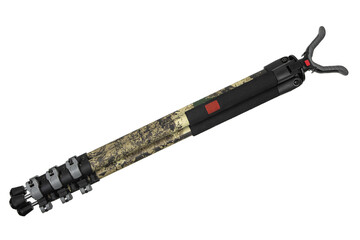 Fototapeta premium Camouflage Telescopic Hunting Tripod Stand