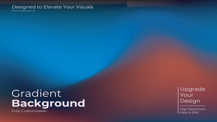 Obraz premium Elegant gradient abstract background with smooth transitions, perfect for luxury branding, premium presentations, covers, posters, and modern visual projects.
