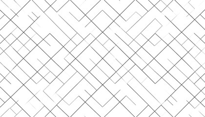 Intersecting grey lines form a geometric pattern against a white background, creating a minimalist abstract composition