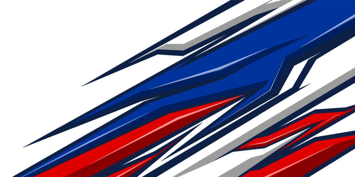 Abstract sporty background. Abstract racing graphic design, vector design for vehicle wrap, jersey, gamer, esport, racing car, rally, and adventure ready to print.