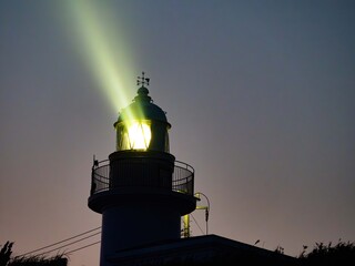 夜を照らす灯台 © Masanori Saito
