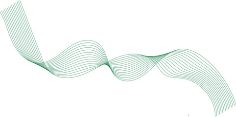 Fototapeta premium Abstract wave background with a red ribbon isolated on a white backdrop featuring a blue vector design of flowing lines and digital curves in a professional business illustration
