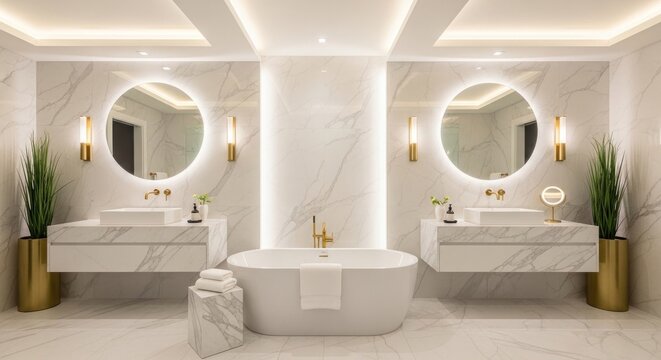 modern bathroom interior