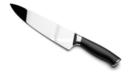 Professional stainless steel chef's knife for culinary precision, an essential kitchen tool for efficient food preparation and cooking tasks