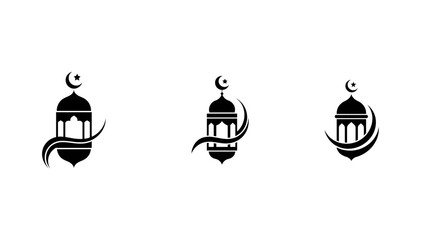 A serene landscape of a mountain range at sunset on transparent background