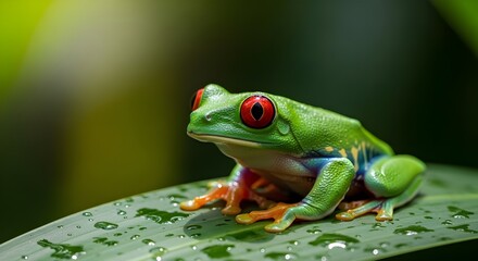 Rana arbor&iacute;cola de ojos rojos