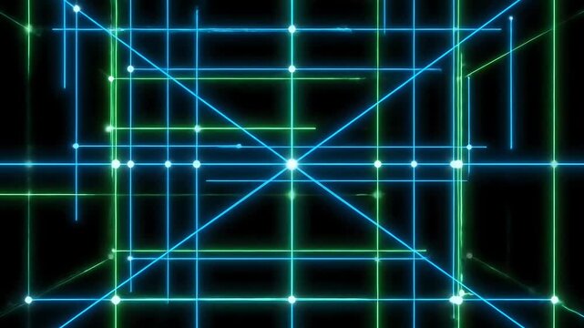 Abstract Black Lines on Black Background for Design