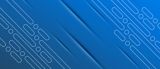 Abstract blue background with space of paper layer