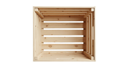 Wooden sauna interior