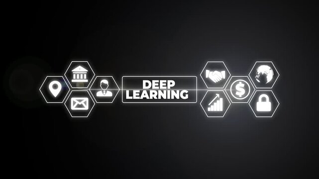 Deep learning neural network AI Artificial intelligence concept.