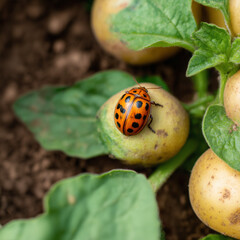 ladybird on a leaf