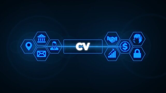 Send CV, Resume, Recruitment, Employment, Hiring Business Concept.