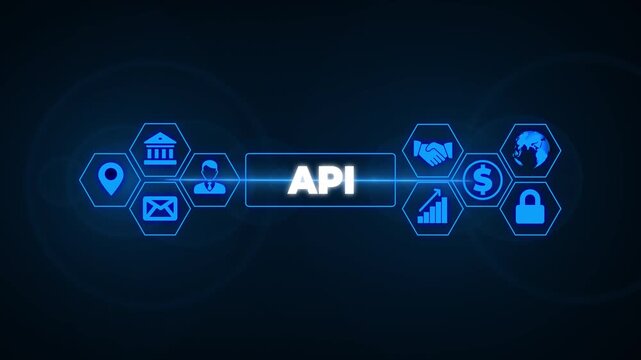 API Application Programming Interface Development technology concept.