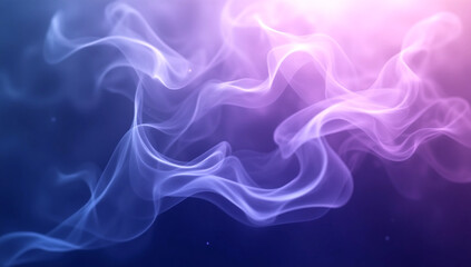 Obraz premium Vibrant purple smoke swirling in dark space