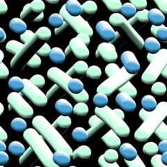 blue pills background