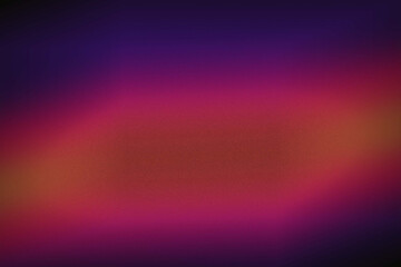 Obraz premium Dark Abstract Purple and Pink Gradient Background with Warm Orange Glow and Grain