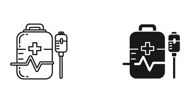 Code symbol icon set in modern style