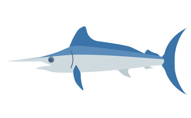 カジキマグロのイラスト