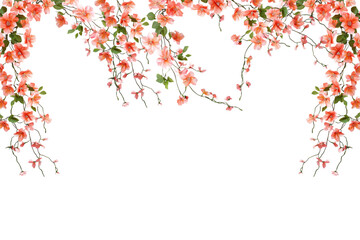 Flower frame for wedding, birthday, card, background, invitation, wallpaper, sticker, decoration etc.
