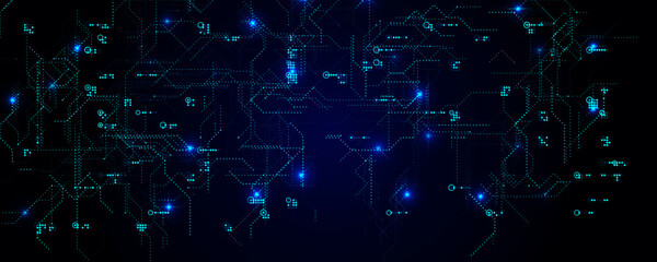 Obraz na płótnie Canvas Hacker Attack Cyber Security Digital Data Breach Computer Fraud Red Code Cyberattack Screen Alert. Malware Internet Crime Cybersecurity Software Technology System Network Protection. Vector Concept