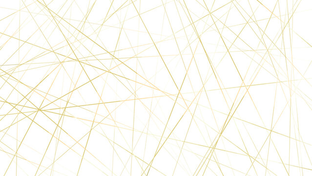 Elegant gold abstract crisscross line background on white, luxury intersecting linear pattern, minimalist geometric texture for branding, wallpapers, invitations and premium design