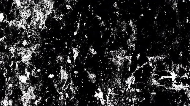 grunge black and white high contrast textured grime and splatter layer overlay random strobe fast cut effect 4K video visual effects