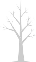 Obraz premium tree on white background