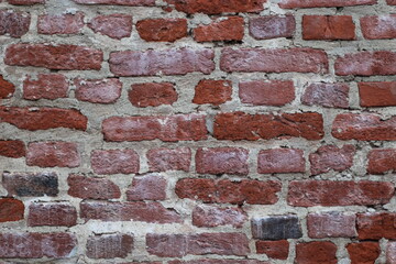 red brick wall