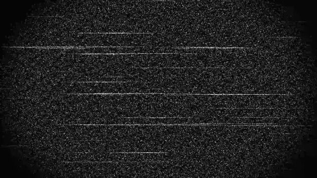 Television static noise texture for analog signal failure and screen disruption. Broadcast interference background random grain and flicker effect. Retro television error overlay for damaged
