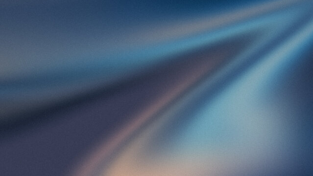 An abstract blurred image showcasing flowing gradients of blue grey and peach tones