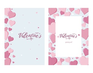 Valentine s Day Cards Heart Border Designs