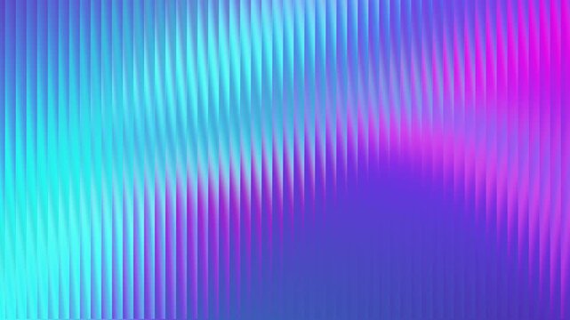 Electric blue and purple gradient waves pulse across ribbed texture, futuristic abstract motion stripe background