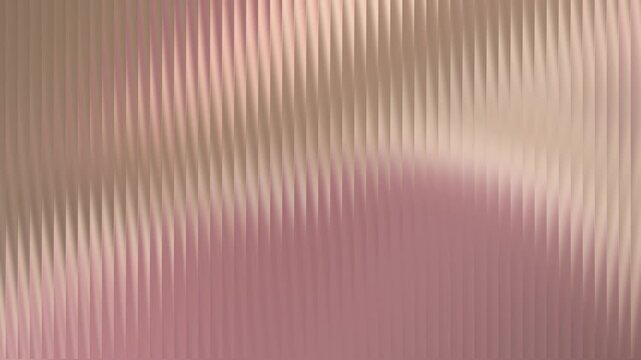 Soft rose and gold gradient waves shimmer across ribbed texture, elegant abstract stripe background